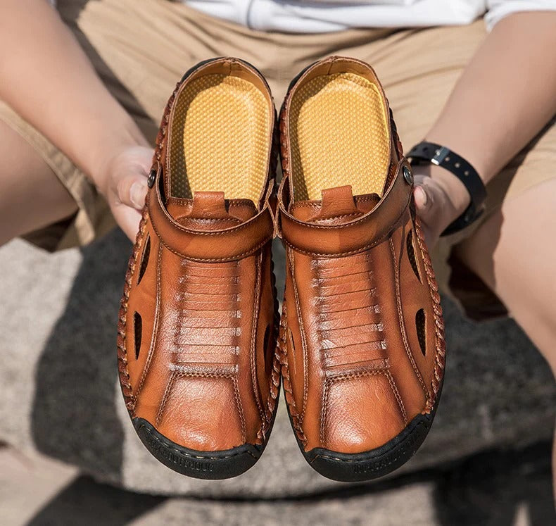 Thomas – Orthopedic Leather Sandals