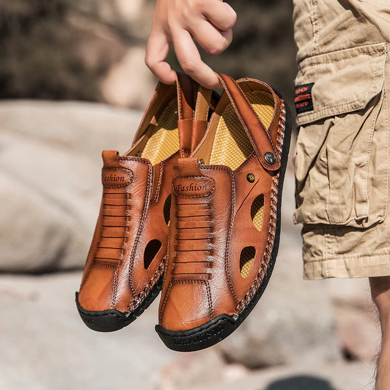 Thomas – Orthopedic Leather Sandals