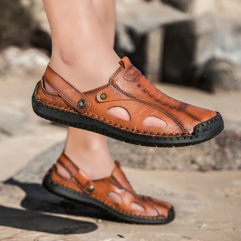 Thomas – Orthopedic Leather Sandals